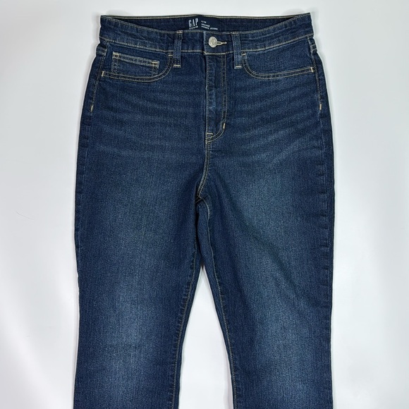 Gap Denim High Rise Favorite Jegging Dark Moon Wash Jeans Size 6/28 - Picture 2 of 11